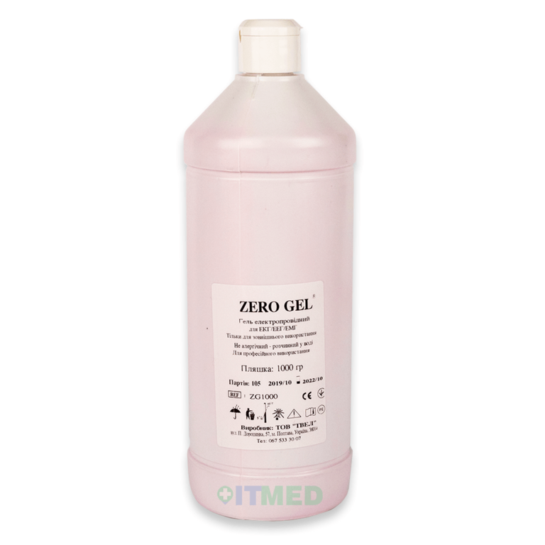 Гель для ЭКГ, ЭЭГ и ЭМГ ZERO GEL (1000 гр.), (Украина) - Фото 1