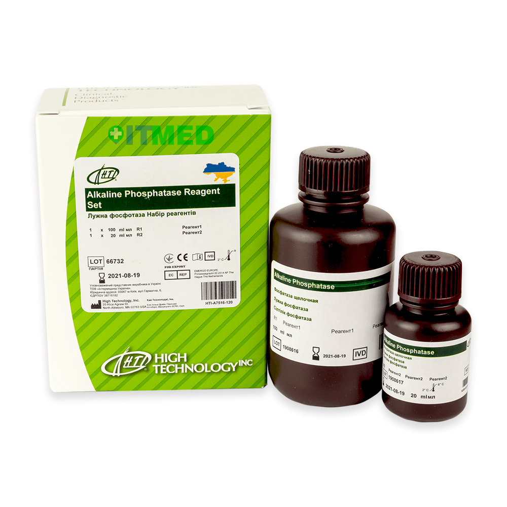 Щелочная фосфотаза. Набор реагентов, HTI-A7516-120 - Фото 1