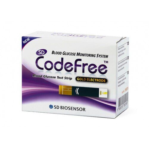 Тест-полоски для глюкозы № 50 SD CodeFree - Фото 1