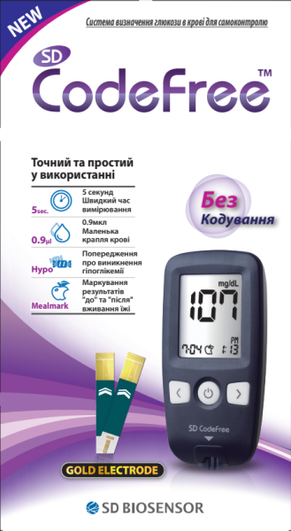 Глюкометр SD CodeFree - Фото 1
