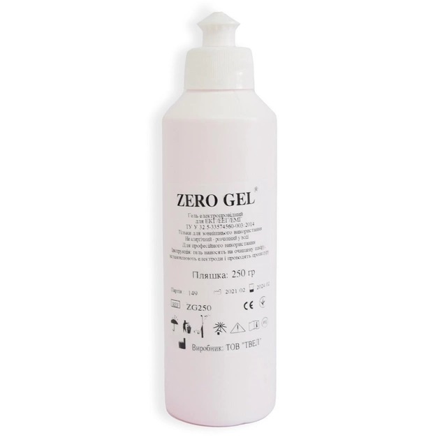 Гель для ЭКГ, ЭЭГ и ЭМГ ZERO GEL (250 гр.), (Украина) - Фото 1