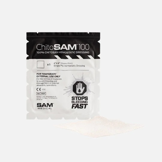 Кровоостанавливающая губка ChitoSAM 100 10 см х 10 см - Фото 1