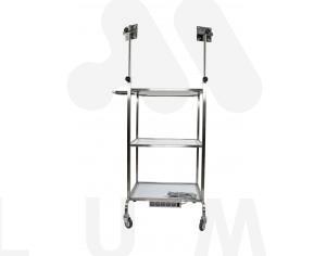 Стійка пересувна під два монітори пацієнта - Фото 1