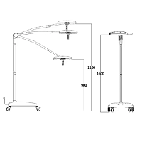 Лампа операционная Maestro LED300M передвижная - Фото 1