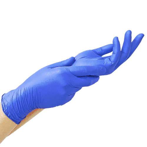 Перчатки нитриловые без пудры mediOk BlueSky, 3,7 г - Фото 1