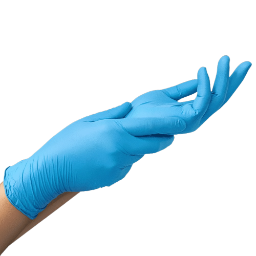 Перчатки нитриловые без пудры mediOk Heavy,  5,5 г (10 уп - 1 ящ) - Фото 1