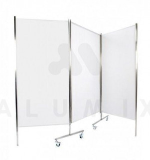 Ширма медицинская ШБ-1-3(нерж. сталь) - Фото 1