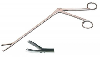 Щипцы влагалищные для инородных тел детские № 2. Длина 25,3 см. (Щ-153) - Фото 1