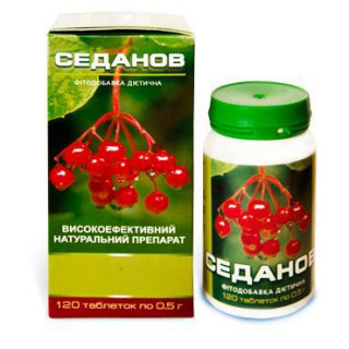 Седанов, 120 табл. по 0,5 г - Фото 1