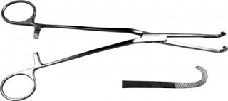 Зажим кровоостанавливающий для глубоких полостей №2; 225 мм  (З-95-2) - Фото 1