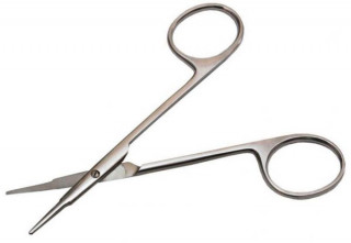 Ножиці рогівкові, тупокінцеві, прямі, 110мм. (Н-44-1) - Фото 1