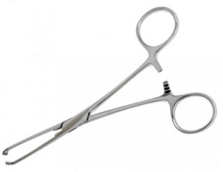 Зажим по Allis, для захвата кишечной стенки. Длина 15,2 см. (З-24) - Фото 1