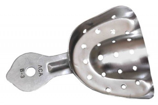 Ложка оттискная стоматологическая для верхней челюсти № 3. (ЛОСВ-3) - Фото 1