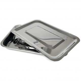 Лоток хирургический, прямоугольный с крышкой 260 мм (ЛПр-260 к) - Фото 1