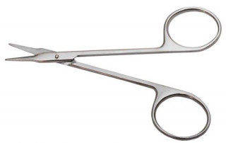 Ножницы глазные для снятия швов прямые, 110 мм. (Н-56) - Фото 1