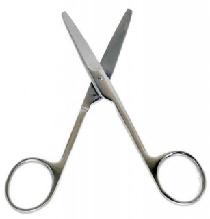 Ножницы тупоконечные, прямые , 140 мм. (Н-5) - Фото 1