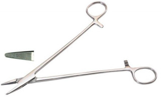 Иглодержатель общехирургический, с твёрдосплавными пластинами, 250 мм. (И-10-30) - Фото 1