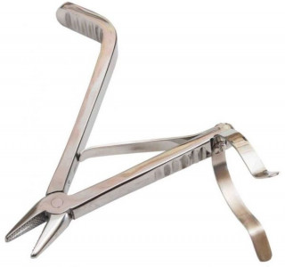 Иглодержатель глазной с фиксатором для пальца. (И-126) - Фото 1