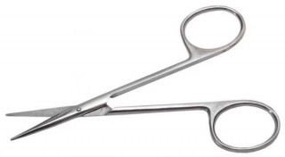 Ножиці очні тупокінцеві, прямі, 113 мм. (Н-42-1) - Фото 1