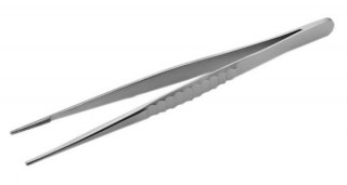 Пинцет с атравматической нарезкой, 200х1,5 мм. (ПМ-29) - Фото 1