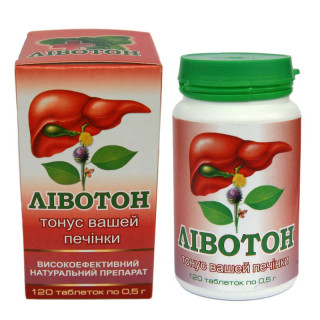 Ливотон, 120 табл. по 0,5 г. - Фото 1