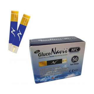 Тест-полоски для глюкозы № 50 STANDARD GlucoNavii NFC - Фото 1