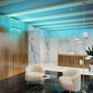 Экранированный облучатель с жалюзи EKRAN Jalousie 30х2 - Фото 1