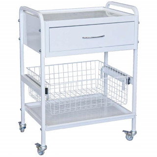 Столик манипуляционный СМ-3 Евро с корзиной - Фото 1