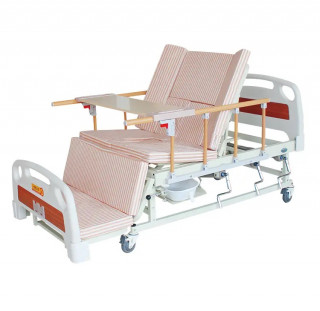 Кровать медицинская с туалетом и боковым переворотом MIRID E05 - Фото 1