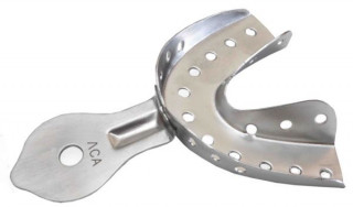 Ложка оттискная стоматологическая для нижней челюсти № 2. (ЛОСН-2) - Фото 1