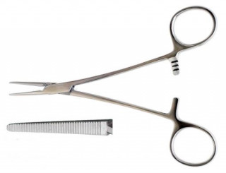 Зажим Москит кровоостанавливающий, прямой. Длина 16.0 см (З-62-1) - Фото 1