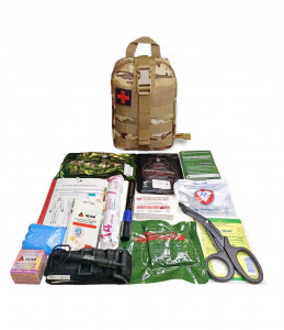 Аптечка быстросбрасываемая общевоенная с турникетом СІЧ и Гемостатиком - Фото 1