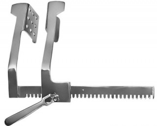 Ранорасширитель реечный, для грудной полости с расходом зеркал до 16,7 см. (Р-36) - Фото 1