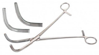 Зажим кровоостанавливающий жесткий для вагинальных операций, №2, 233 мм. (З-60-3) - Фото 1