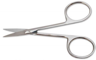 Ножиці загострені, прямі, 100 мм. (Н-19) - Фото 1