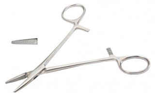 Зажим кровоостанавливающий, нейрохирургический, прямой, 145 мм. (З-17-1) - Фото 1