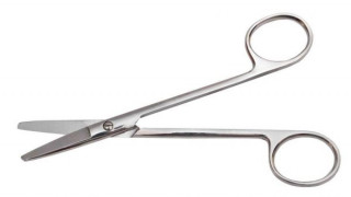 Ножиці хірургічні прямі, 150 мм. (Н-59) - Фото 1