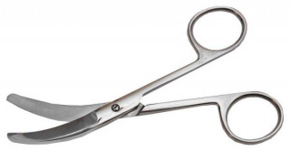 Ножницы для пересечения пуповины, горизонтально - изогнутые, 150 мм. (Н-11) - Фото 1