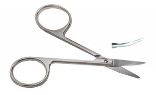 Ножиці вертикально – вигнуті, тупокінцеві, 100 мм. (Н-22) - Фото 1