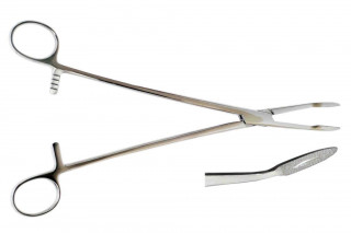 Корнцанг изогнутый, 256 мм. (Щ-20-2) - Фото 1