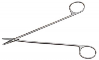 Ножиці судинні, прямі, 160 мм. (Н-40) - Фото 1