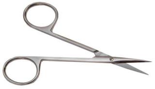 Ножницы глазные остроконечные, прямые, 113 мм. (Н-41-1) - Фото 1