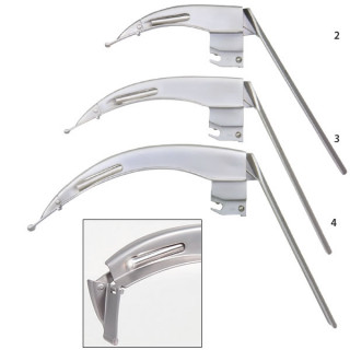 Клинок ларингоскопа FLAPLIGHT F.O. Macintosh, розмір 2, 3, 4 - Фото 1