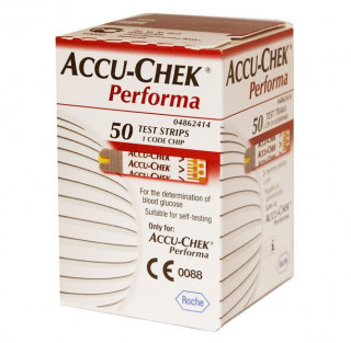 Тест-смужки Accu-Chek® Performa 50 шт. - Фото 1