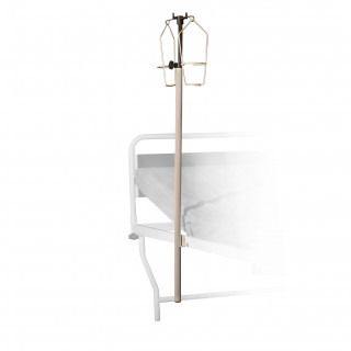 Штатив ШДВк для тривалих вливань з кріпленням у ліжка - Фото 1