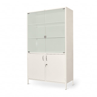 Шкаф ШМ-2с медицинский двустворчатый с сейфом ТМ Омега - Фото 1