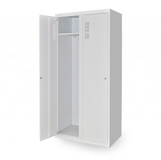 Шкаф ШМх-2 для халатов медицинский двустворчатый ТМ Омега - Фото 1