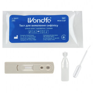 Тест на сифіліс (TP) WONDFO, W34-C4P-set (25 шт) - Фото 1