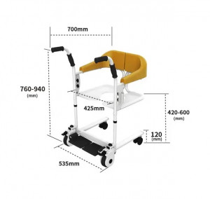 Крісло-візок транспортувальний для інвалідів MIRID MKX-01A - Фото 1